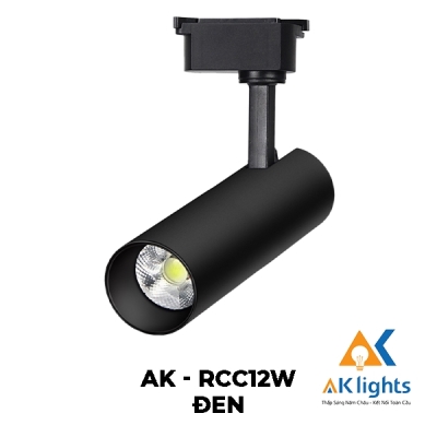 Đèn Rọi Ray Cổ Cao Đen 12W